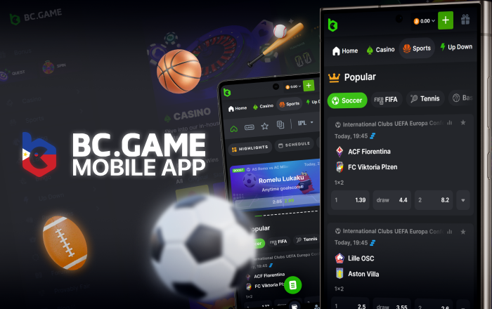 BC Game offers a mobile sports betting feature, allowing users to place bets and enjoy sports