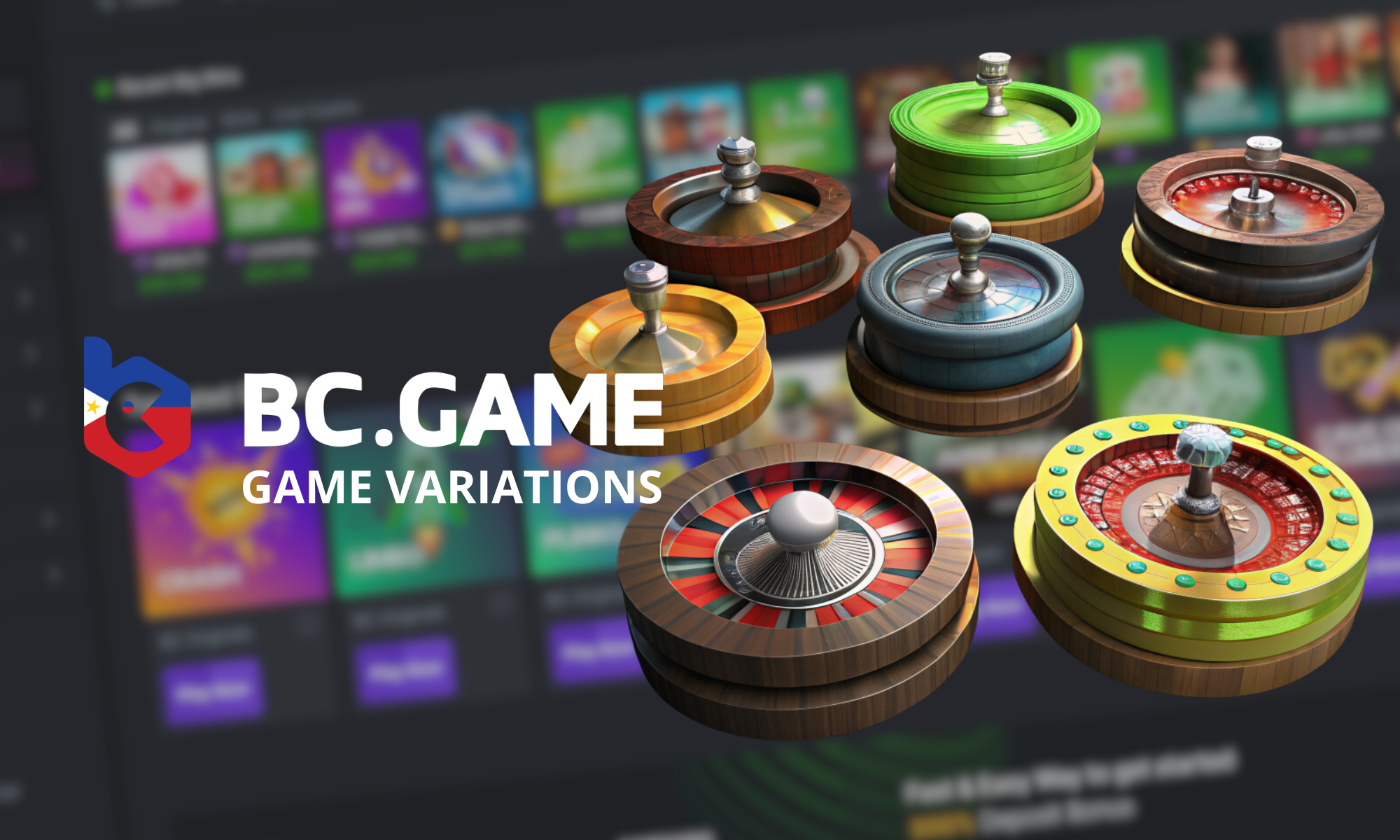 Roulette at BC Game is presented in numerous variations, which allows players to choose the type that suits their preferences