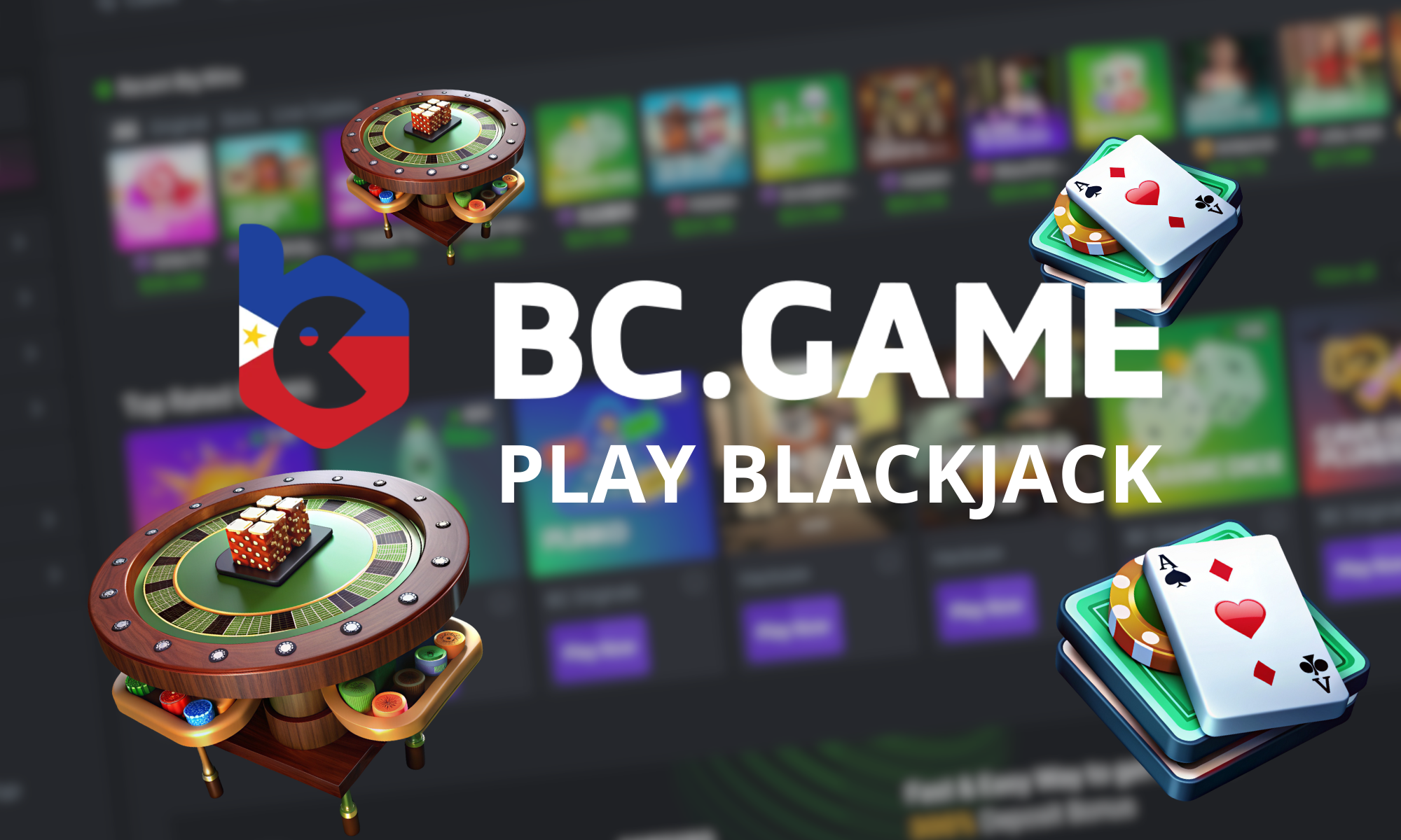 The famous online casino BC Game is available for players from the Philippines