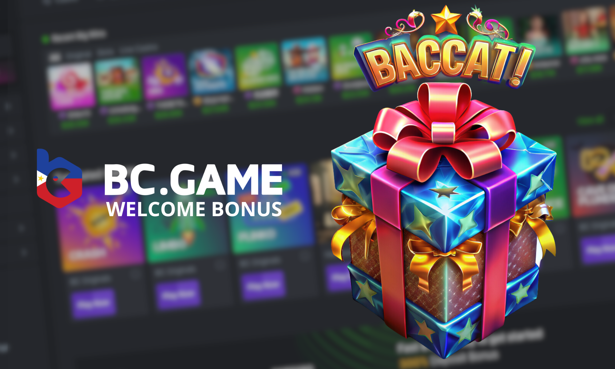 BC Game offers welcome bonuses for baccarat players