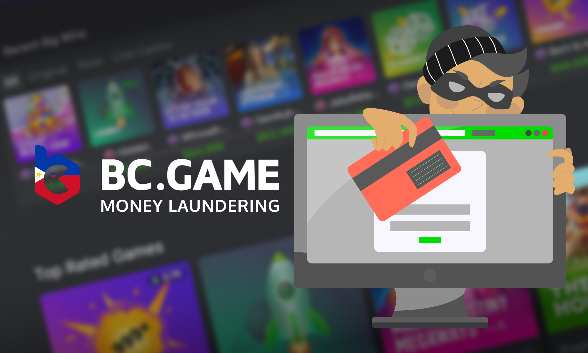 BC Game Philippines - money laundering on the site