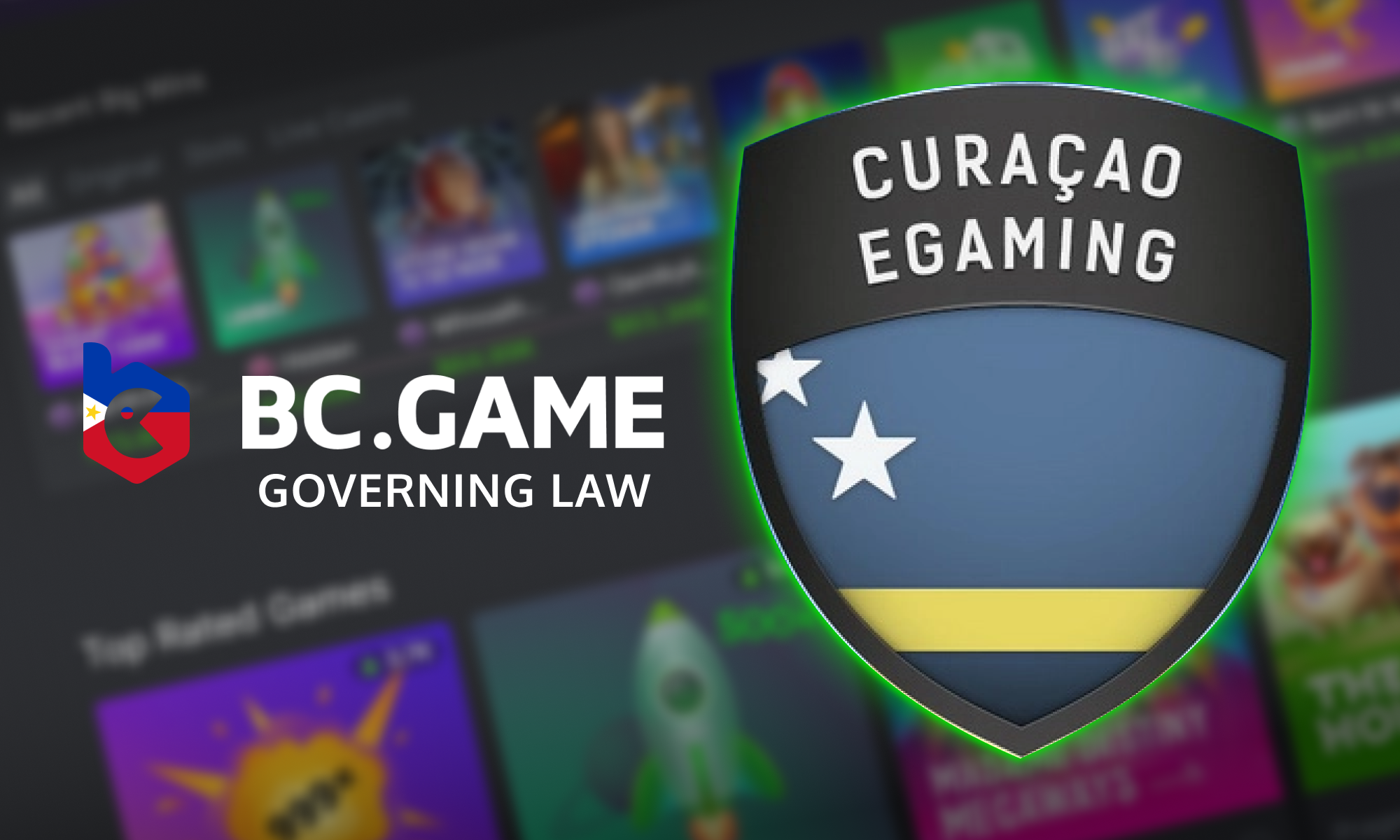 Web site BC Game for the Philippines is regulated by the Curacao license